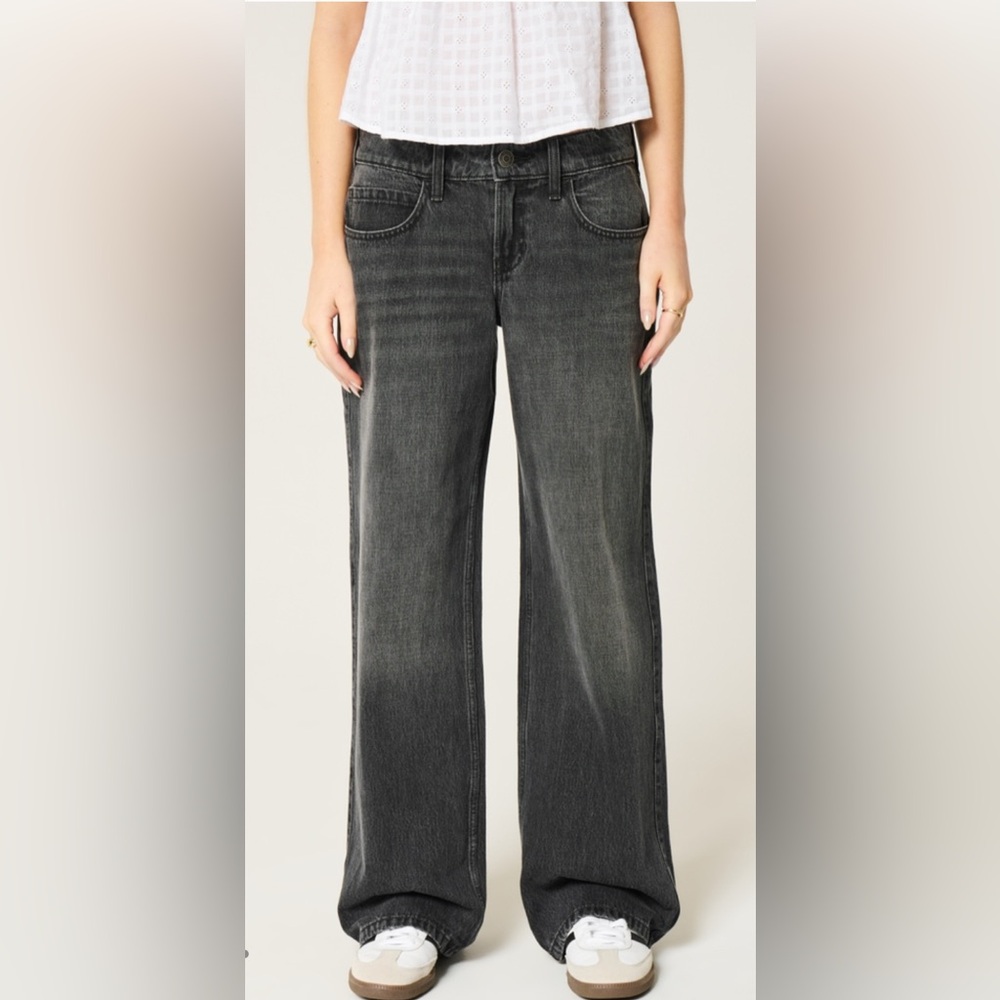Hollister low rise Gray Denim Jeans